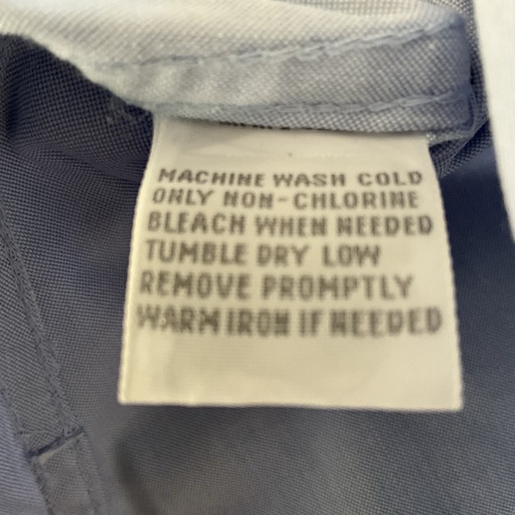 Foxcroft Non-Iron Fitted Sleeveless Blouse Top Blue Size 10 - Picture 3 of 7